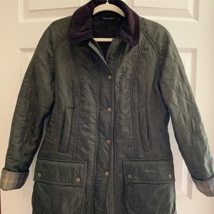 Barbour quilted coat